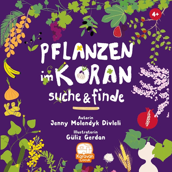 Pflanzen im Koran - suche & finde. Deutsches Kinderbuch Almanca