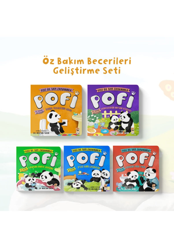 Pofi İle Tam Zamanında Set (5 Kitap) Öz Bakim Becerileri