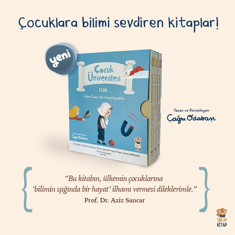 Çocuk Üniversitesi 2 - Fizik Set (3 Kitap Seti)