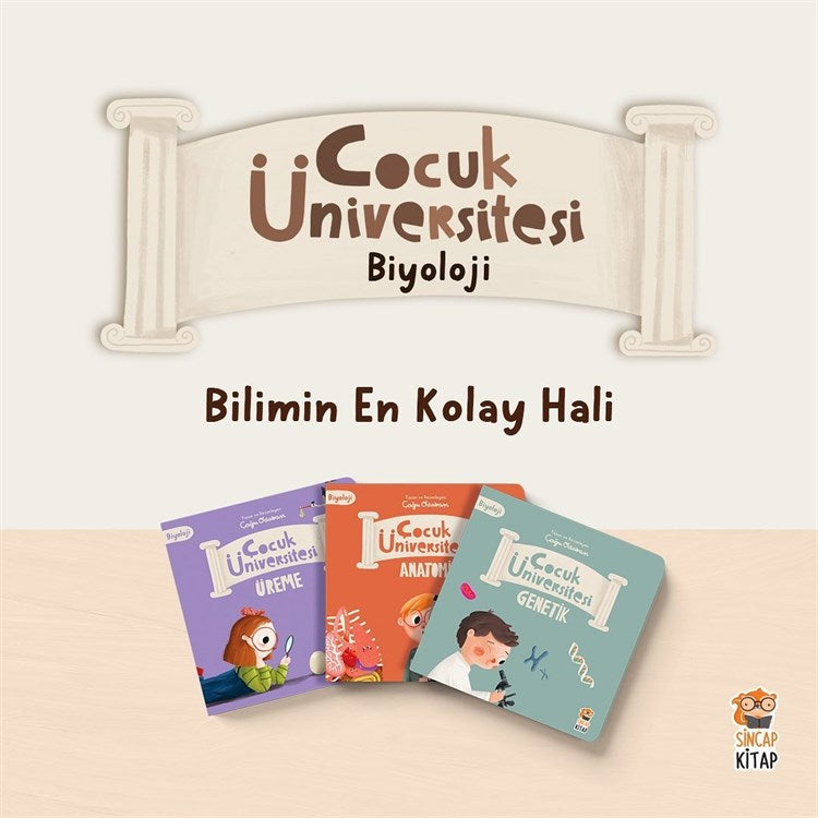 Çocuk Üniversitesi- Biyoloji Set(3 Kitap Seti)